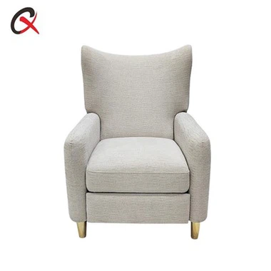 布張りのプッシュバックリクライニングチェア