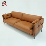 レザー2人掛けソファ