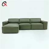 オットマン付きセクショナルソファ